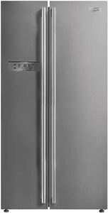 Refrigerador 528L 2 Portas Frost Free Side By Side 110 Volts, Inox, Midea