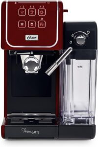 Cafeteira Espresso Oster PrimaLatte Touch Red, 220V, BVSTEM6801R
