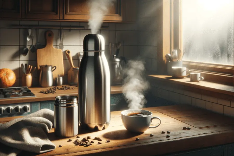 o que fazer para garrafa térmica manter o café quente